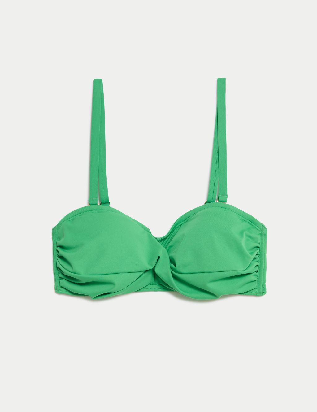 Padded Twist Front Bandeau Bikini Top M S Collection M S