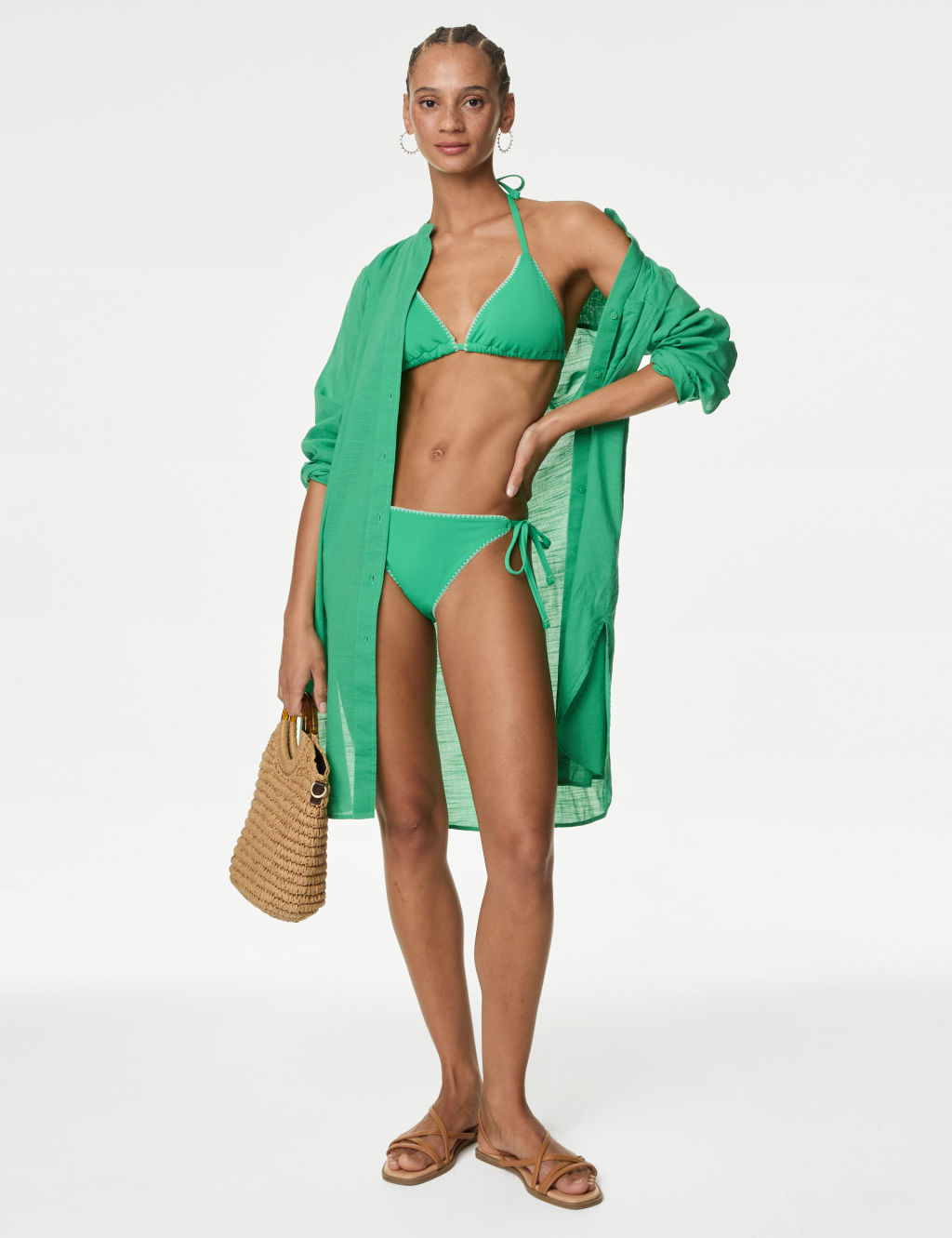 Crochet Stitch Triangle Bikini Top M S Collection M S Ie