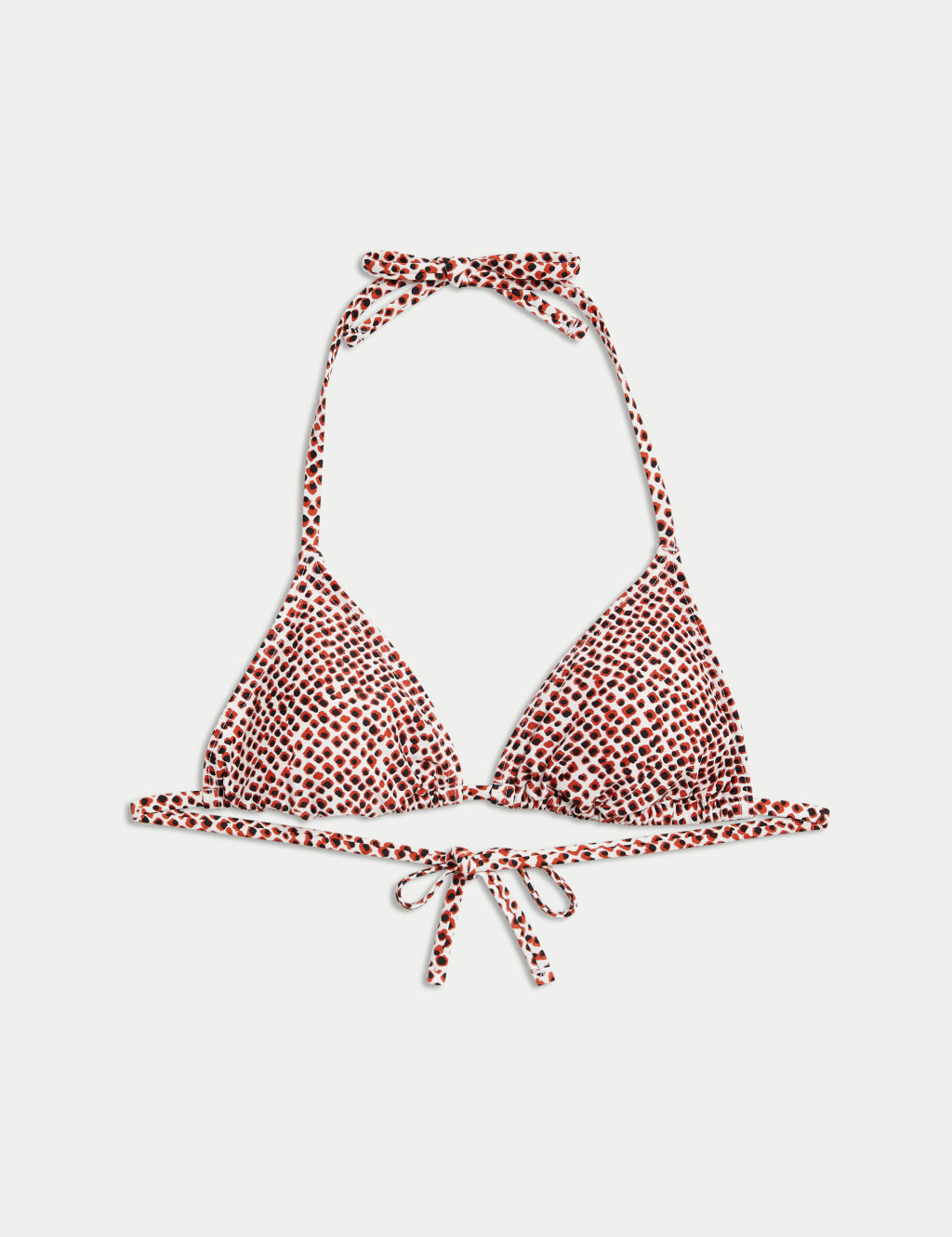 Printed Triangle Bikini Top M S Collection M S