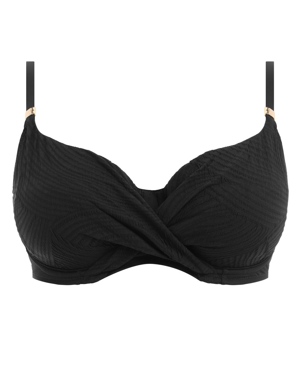 Ottawa Wired Wrap Scoop Neck Bikini Top D H Fantasie M S