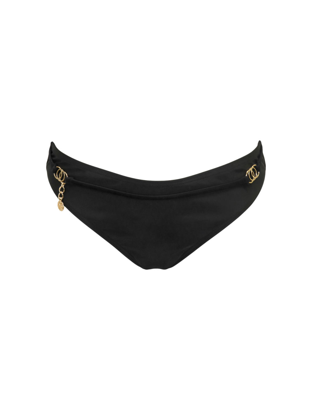 St Barts Ring Detail High Leg Bikini Bottoms Pour Moi M S