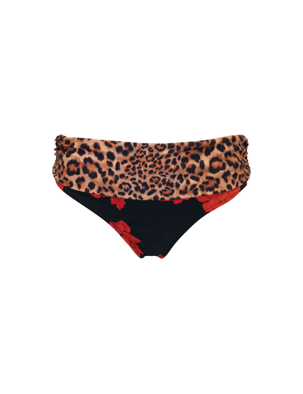 St Lucia Printed Roll Top Bikini Bottoms Pour Moi M S
