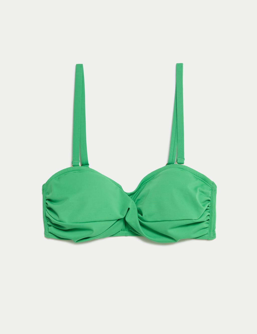 Padded Twist Front Bandeau Bikini Top M S Collection M S