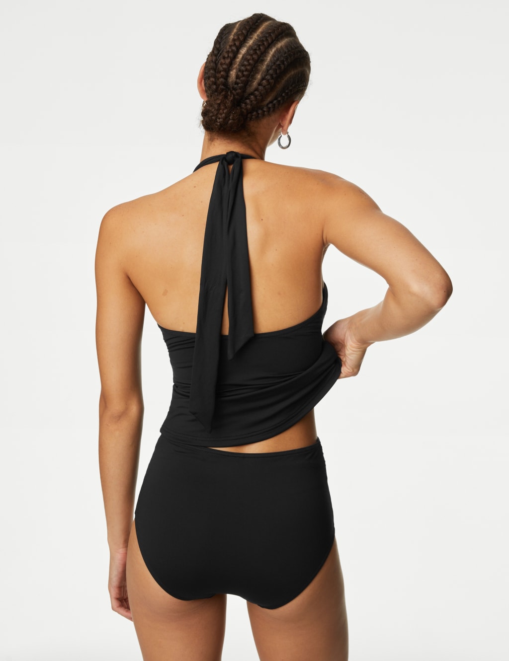 Tummy Control High Waisted Bikini Bottoms M S Collection M S