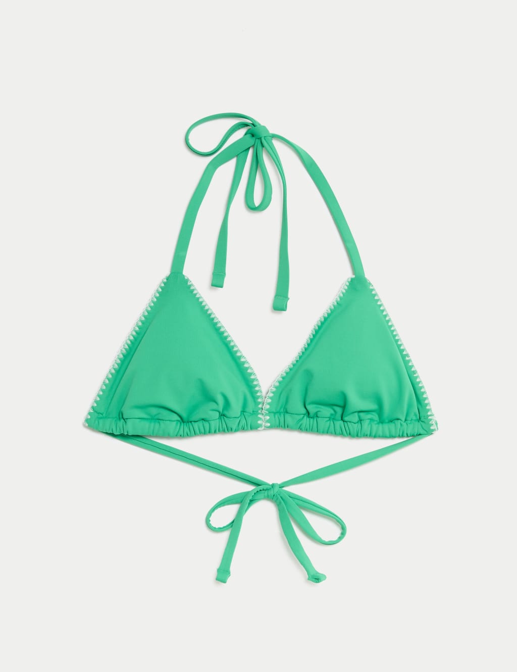 Crochet Stitch Triangle Bikini Top M S Collection M S