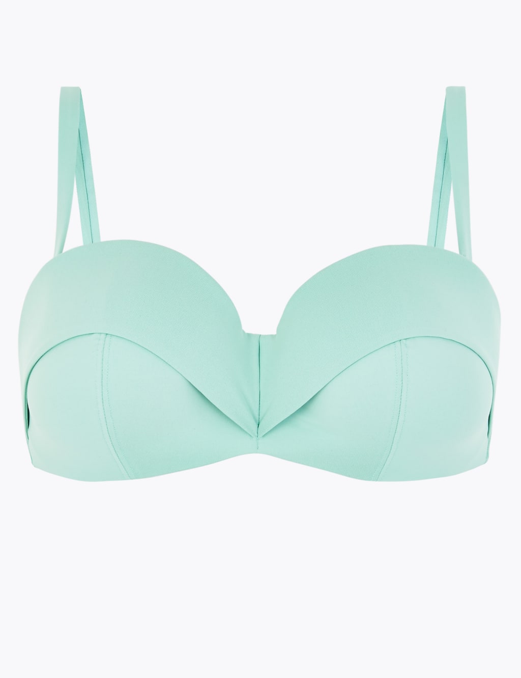 Underwired Cuff Bandeau Bikini Top M S Collection M S