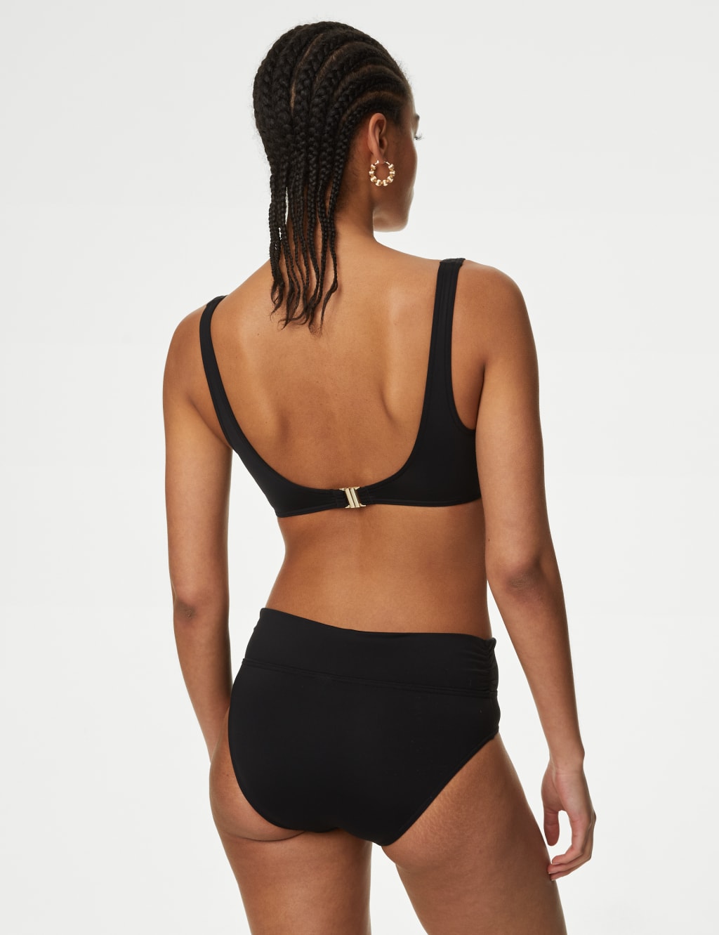 Padded Square Neck Bikini Top M S Collection M S