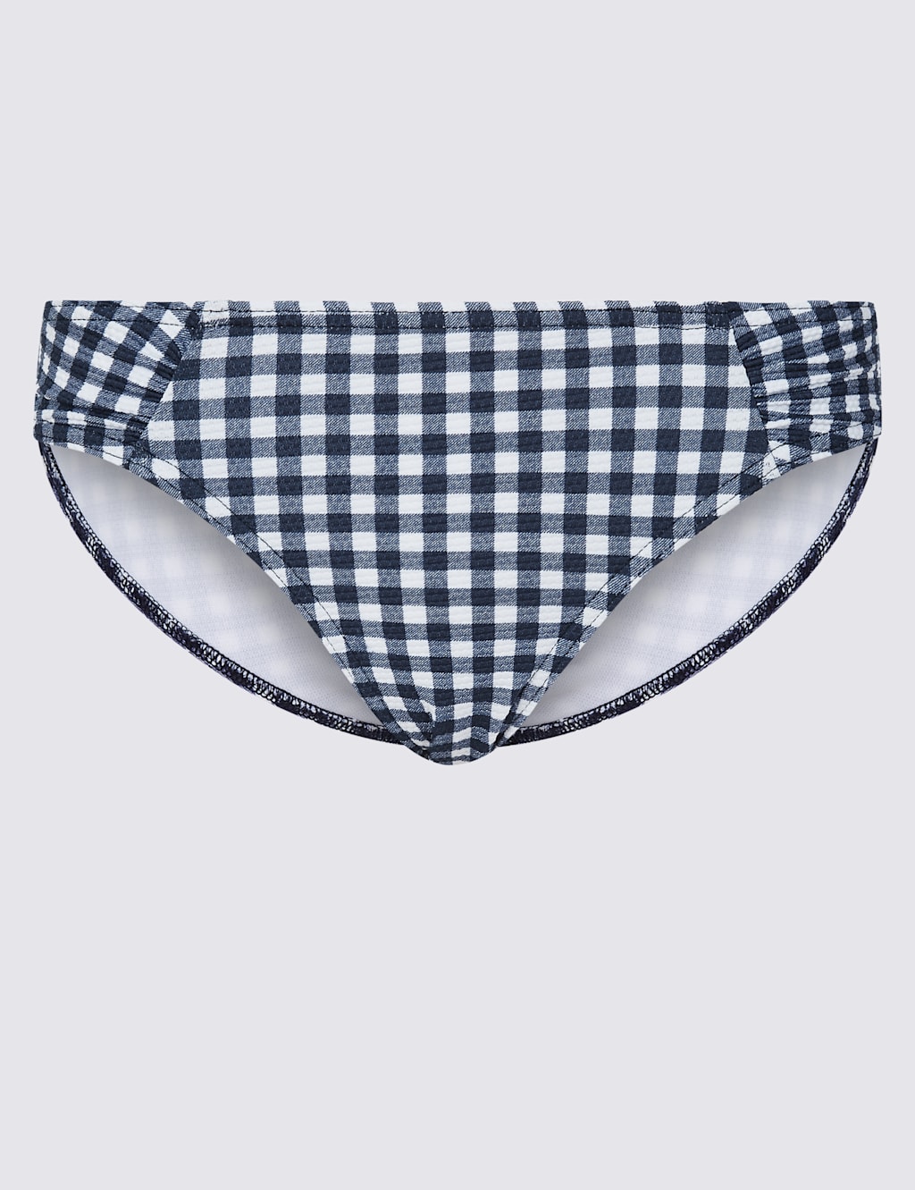 Gingham Print Hipster Bikini Bottoms M S Collection M S IE