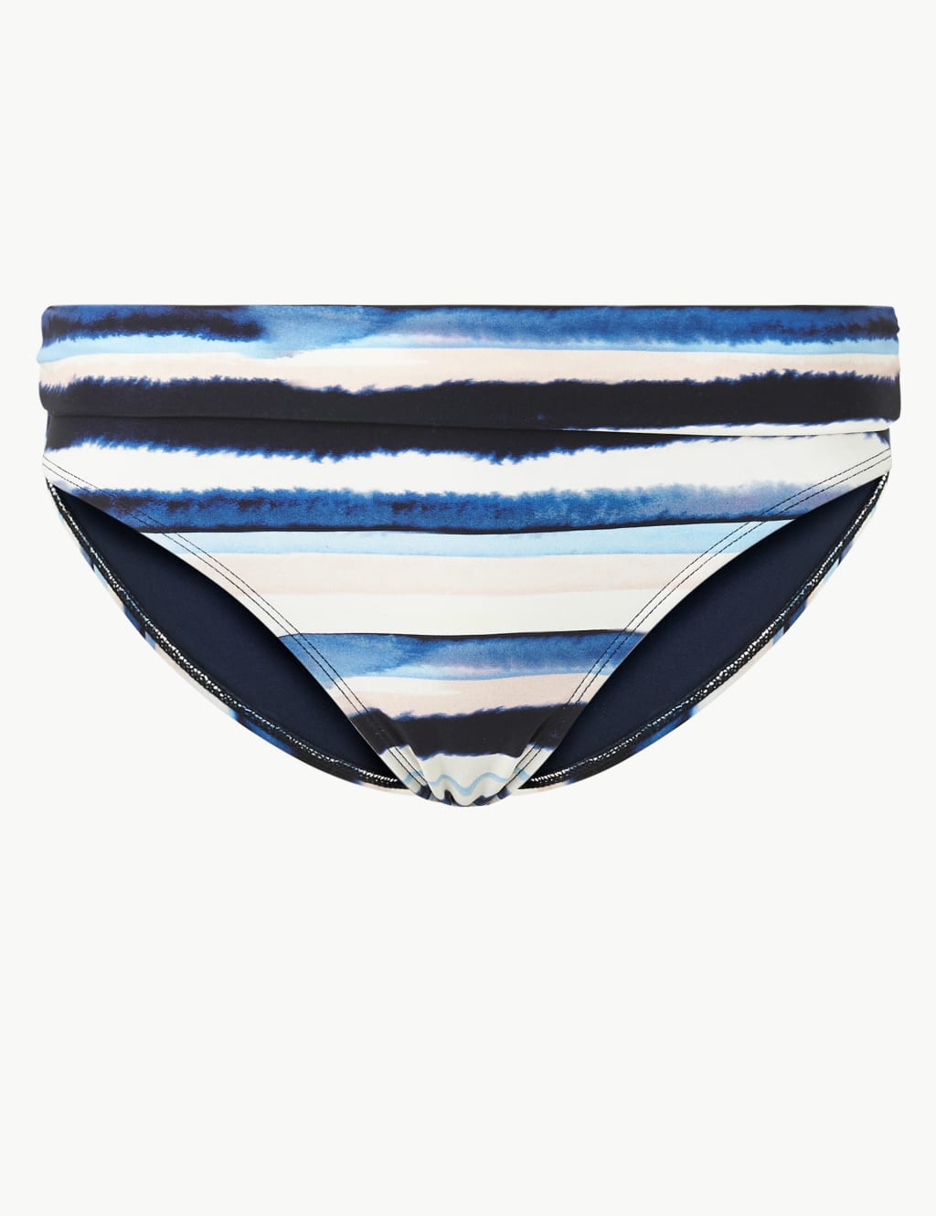 Water Stripe Roll Top Bikini Bottoms M S Collection M S IE