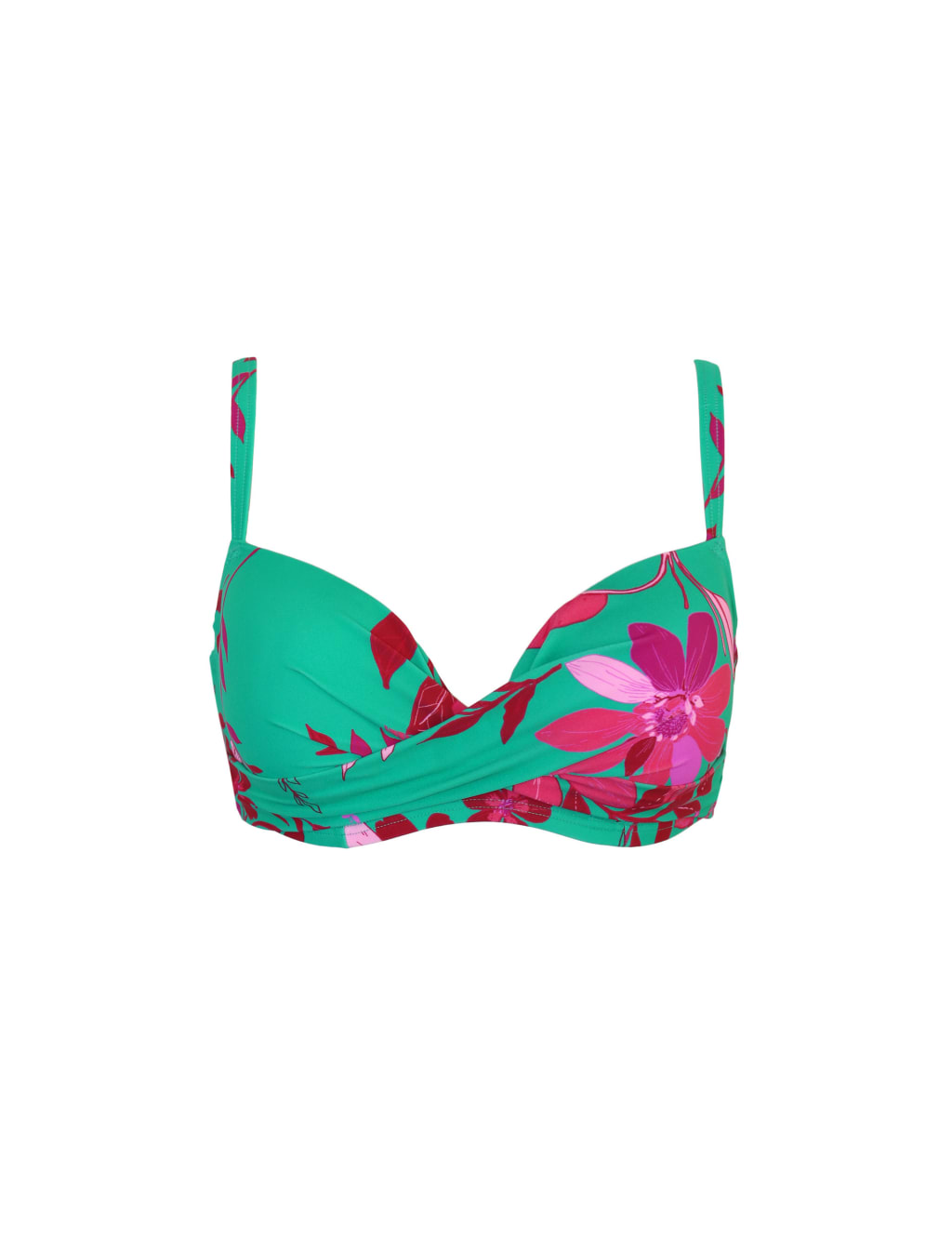 Free Spirit Padded V Neck Bikini Top Pour Moi M S