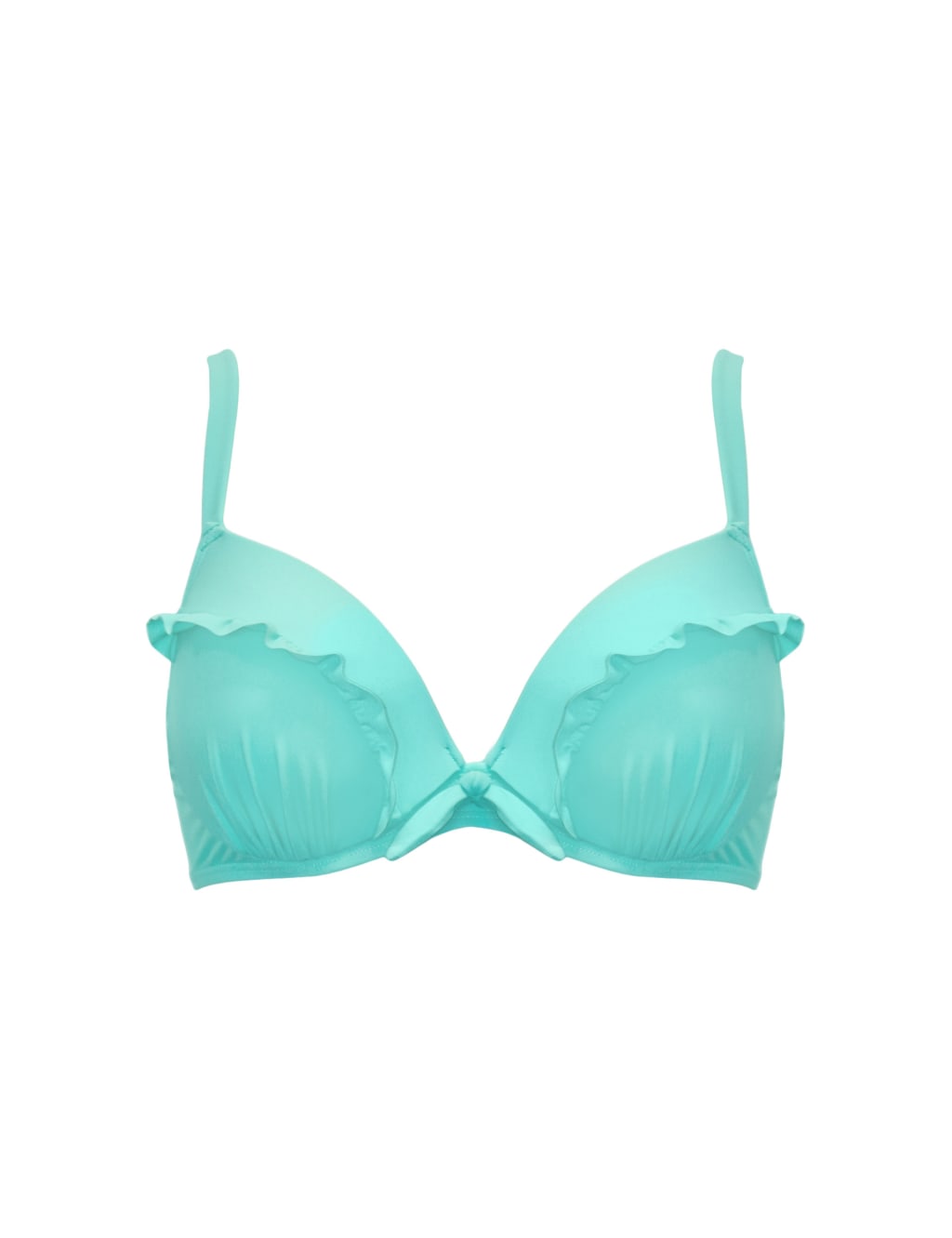 Bermuda Wired Padded Plunge Bikini Top Pour Moi At M S