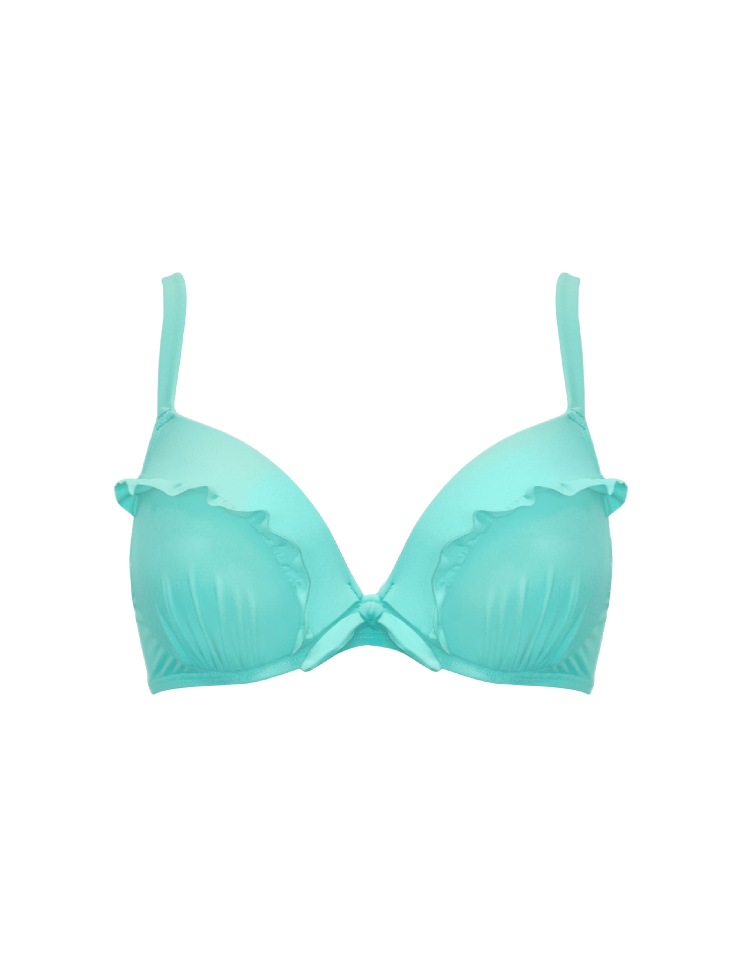 Bermuda Wired Padded Plunge Bikini Top Pour Moi M S