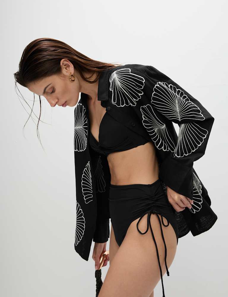 Tummy Control High Waisted Bikini Bottoms M S Collection M S