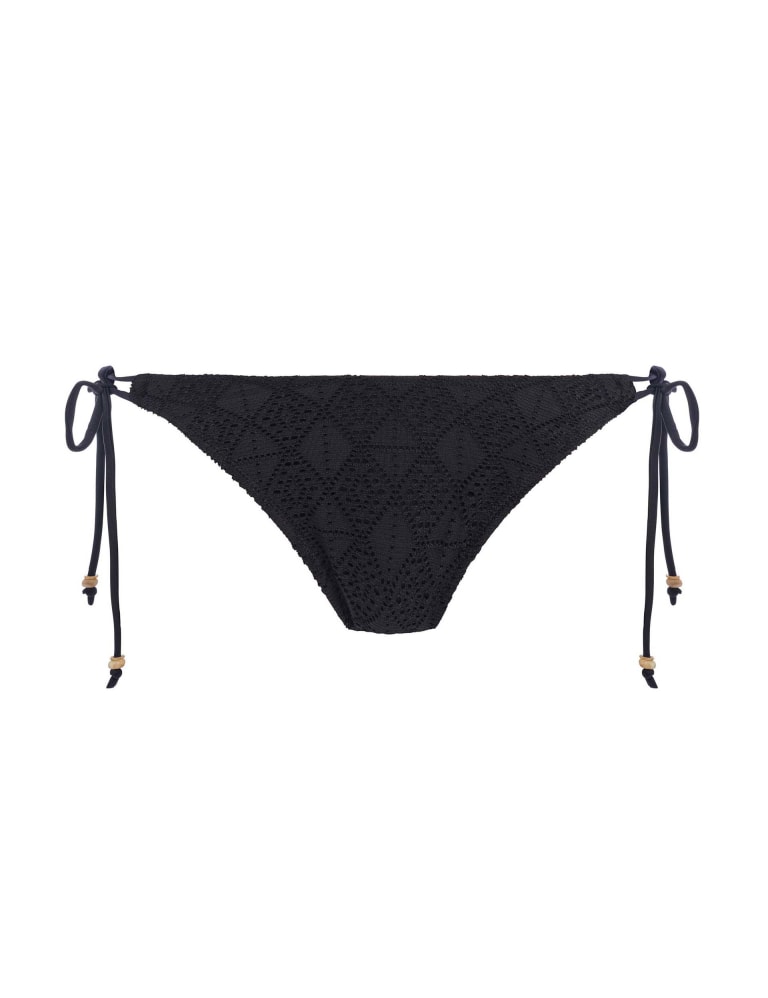 Nomad Nights Textured High Leg Bikini Bottoms Freya M S
