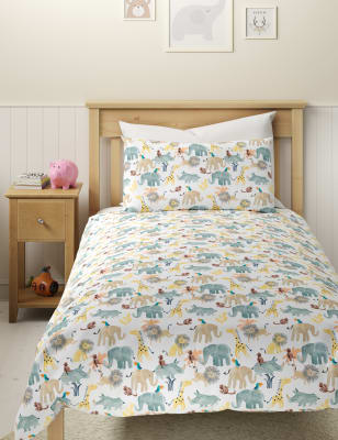M&S Little Safari Pure Cotton Bedding Set