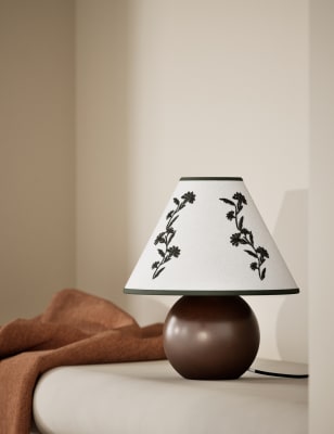 

M&S Collection Betty Table Lamp - Natural, Natural