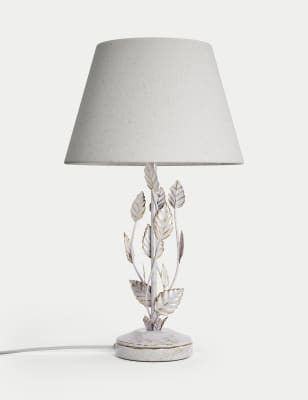 

M&S Collection Clara Table Lamp - White, White