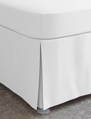 M&S Egyptian Cotton 230 Thread Count Base Valance Sheet