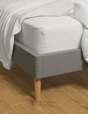 M&S Pure Cotton 180 Thread Count Deep Fitted Sheet