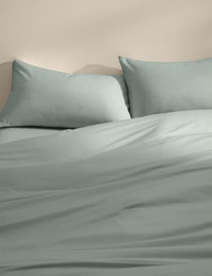 

M&S Collection Cotton Rich Bedding Set - Sage, Sage