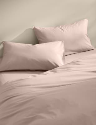 

M&S Collection Cotton Rich Bedding Set - Soft Pink, Soft Pink