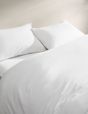 

M&S Collection Cotton Rich Bedding Set - White, White