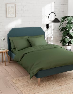 

M&S Collection Bettbezug mit hohem Baumwollanteil - Khaki, Khaki
