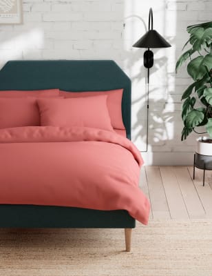 

M&S Collection Bettbezug mit hohem Baumwollanteil - Clay, Clay