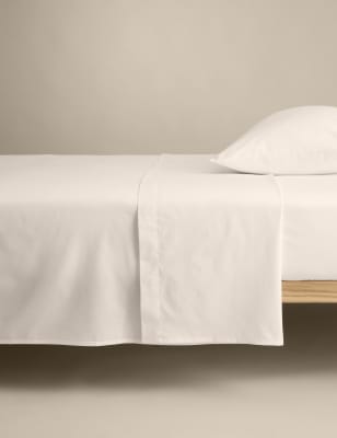 

M&S Collection Cotton Rich Flat Sheet - Neutral, Neutral