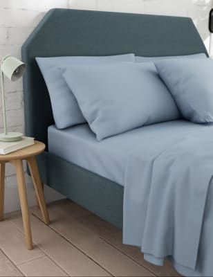 

M&S Collection Cotton Rich Flat Sheet - Chambray, Chambray