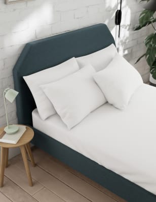 

M&S Collection Cotton Rich Flat Sheet - White, White