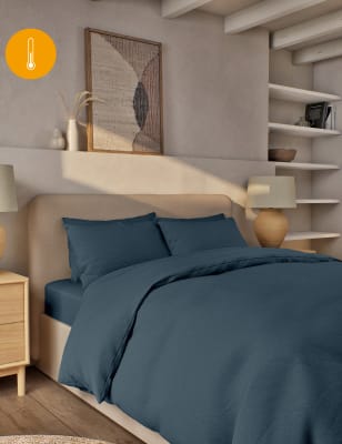 

M&S Collection Ropa de cama 100% algodón cepillado - Petrol, Petrol