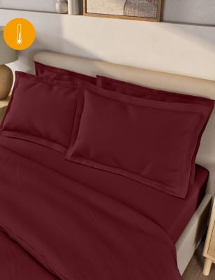 M&S 2 Pack Pure Brushed Cotton Oxford Pillowcases - Grey Marl, Clay,White,Sand,Duck Egg,Sage,Biscuit