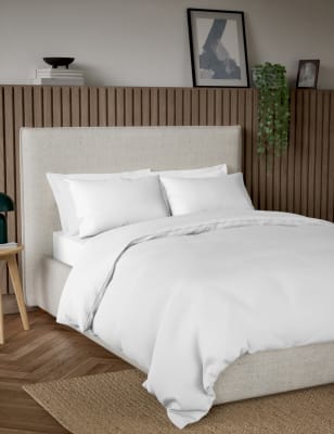 

M&S Collection Pure Cotton Bedding Set - White, White