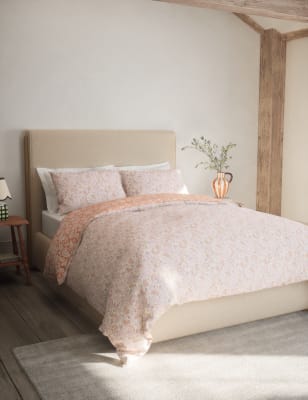 

M&S Collection Cotton Blend Floral Bedding Set - Pink Mix, Pink Mix