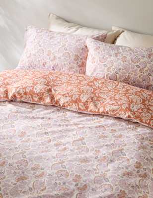 

M&S Collection Cotton Blend Floral Bedding Set - Pink Mix, Pink Mix