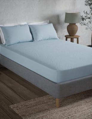 

M&S Collection Extra tief geschnittenes Spannbettlaken aus reinem Leinen - Chambray, Chambray