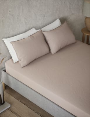 

M&S Collection Sábana encimera 100% lino - Soft Pink, Soft Pink