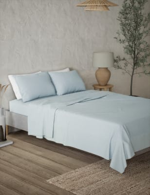 

M&S Collection Pure Linen Flat Sheet - Chambray, Chambray