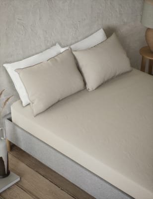 

M&S Collection Pure Linen Flat Sheet - Natural, Natural