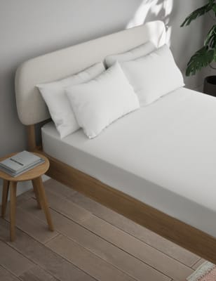 

M&S Collection Bügelfreies Spannbettlaken aus Baumwollmischgewebe - White, White
