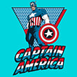Captain America&trade; Cotton Blend Bedding Set, BLUE MIX, swatch