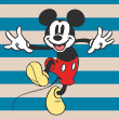 Mickey Mouse&trade; Cotton Blend Bedding Set, BLUE MIX, swatch