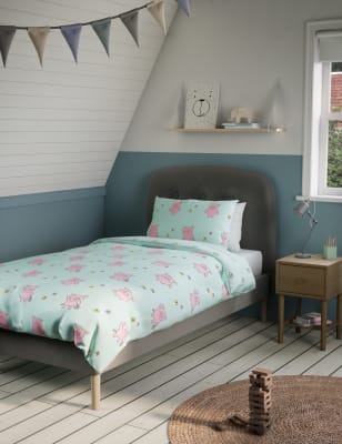 

Percy Pig™ Pure Cotton Bedding Set - Light Blue, Light Blue