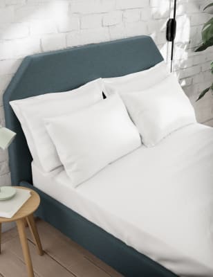 

M&S Collection Ultimate Anti Allergy Pure Cotton Deep Fitted Sheet - White, White