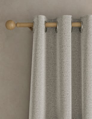 

M&S Collection Boucle Marl Eyelet Curtains - Cream Mix, Cream Mix