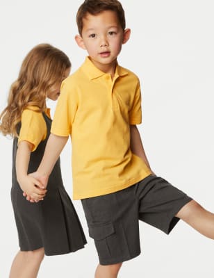 

Unisex,Boys,Girls M&S Collection 3pk Unisex Stain Resist School Polo Shirts (2-18 Yrs) - Yellow, Yellow