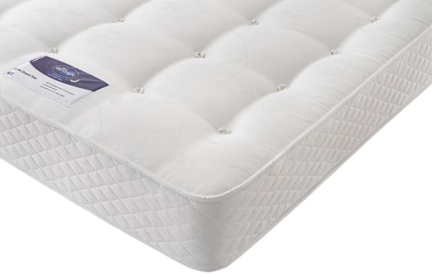 Silentnight Comfort Miracoil Open Spring Mattress - 5FT - White, White