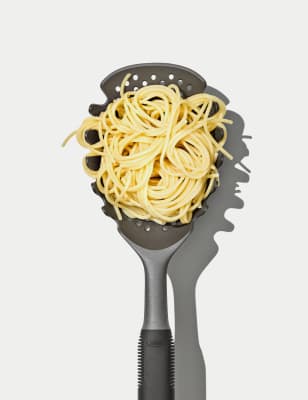 

OXO Good Grips Pasta Scoop Strainer - Black, Black
