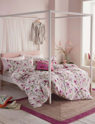 

CATH KIDSTON Pure Cotton Story Tree Bedding Set - Pink, Pink